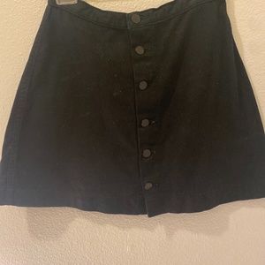 American Apparel denim a-line skirt